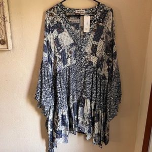 NWT Fall blue dress